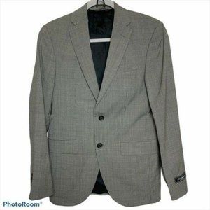 Modern By Saks Fifth Avenue Black & White Check Wool Jacket Sz S/36